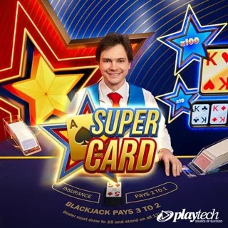 Super Card Blackjack Live by Playtech - blackjack table
